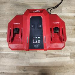 HOUSTON LOCATION - AS-IS Milwaukee 48-59-1815 M18 18V Dual Bay Simultaneous Super Charger (TOOL ONLY)