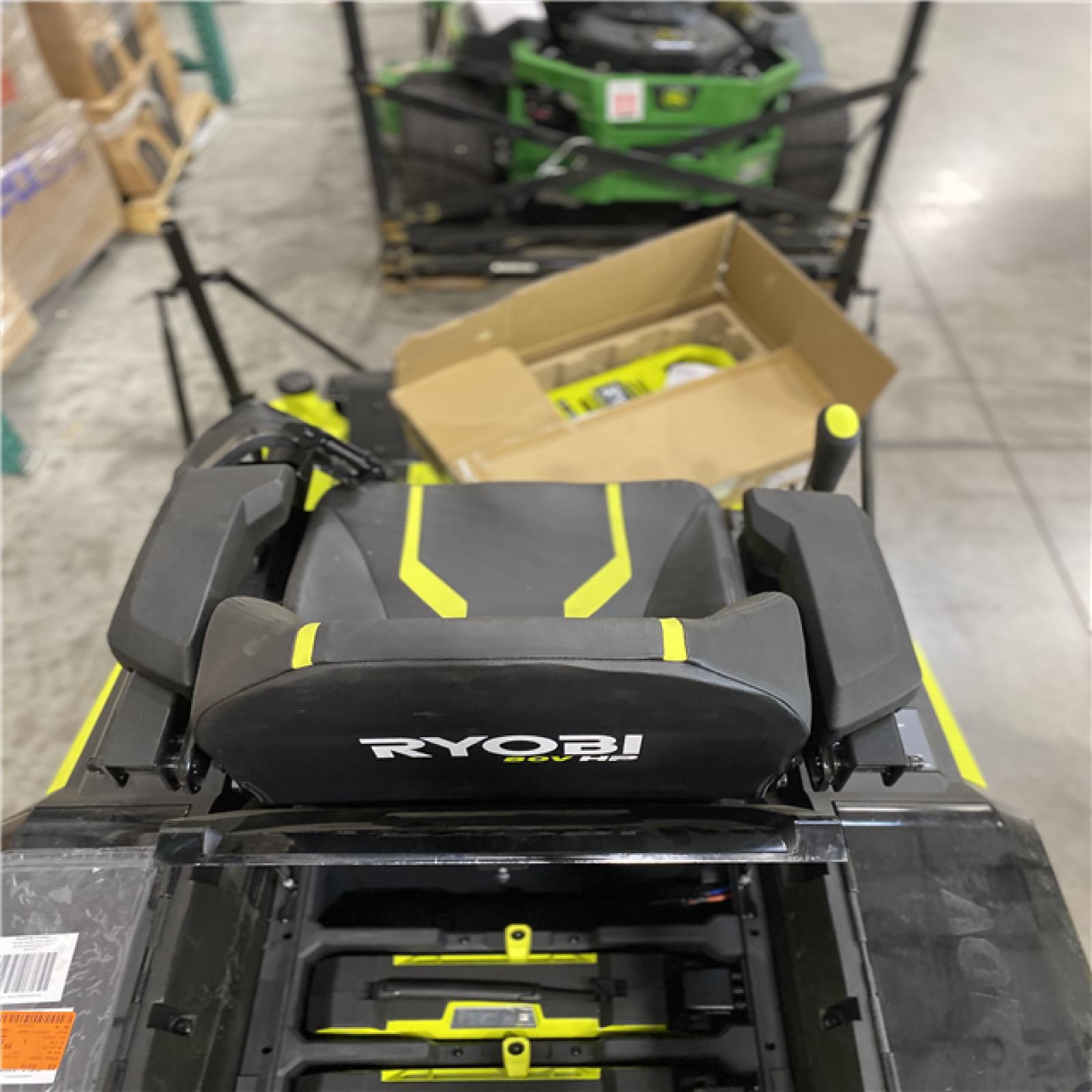 Dallas Location - As-Is RYOBI 80V HP Brushless 42 in. Battery Electric Cordless Zero Turn Riding Mower (2) 80V Batteries (2) 40V Batteries and Charger