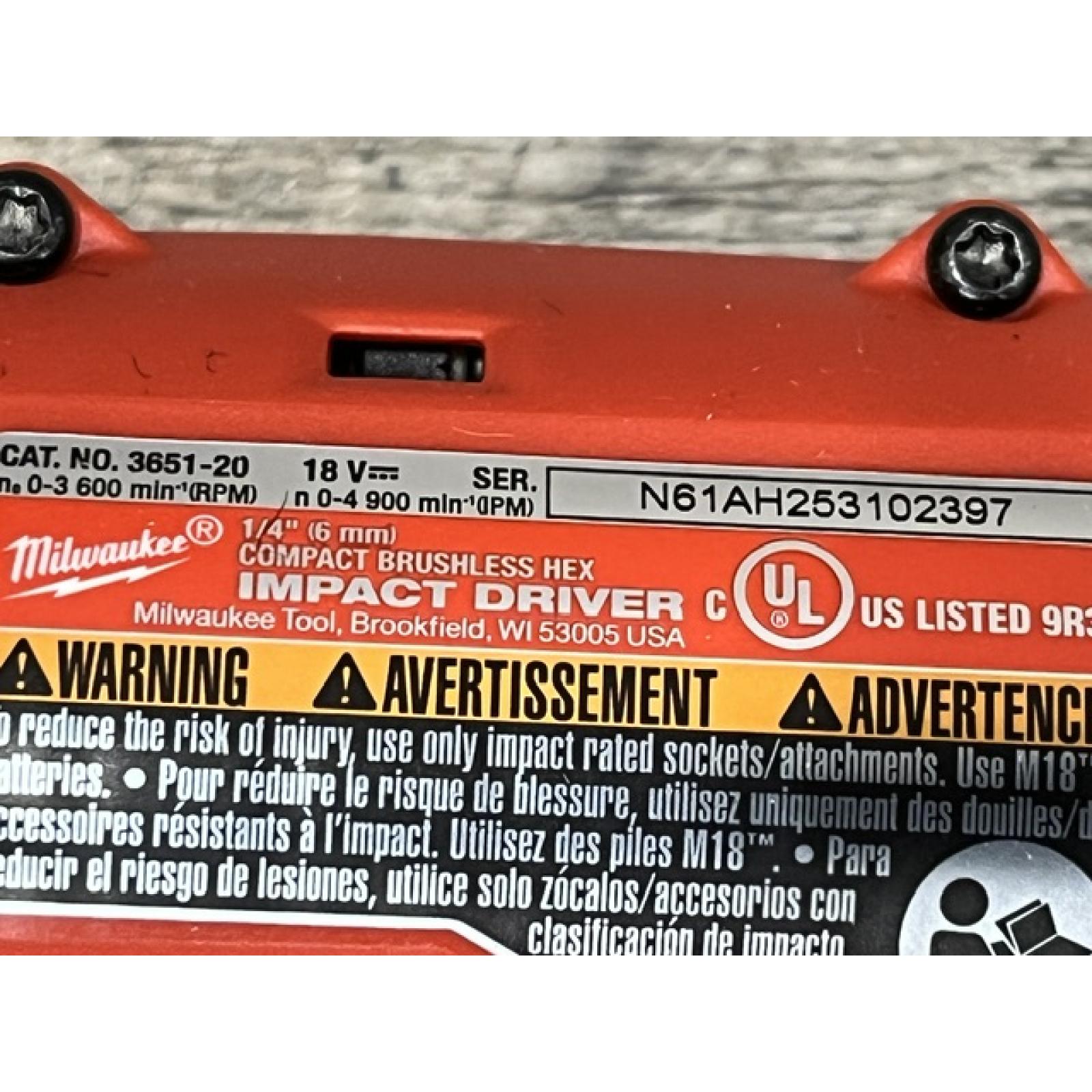 AS-IS Milwaukee 18-Volt Lithium-Ion Brushless Cordless Compact Hammer Drill/Impact Combo Kit