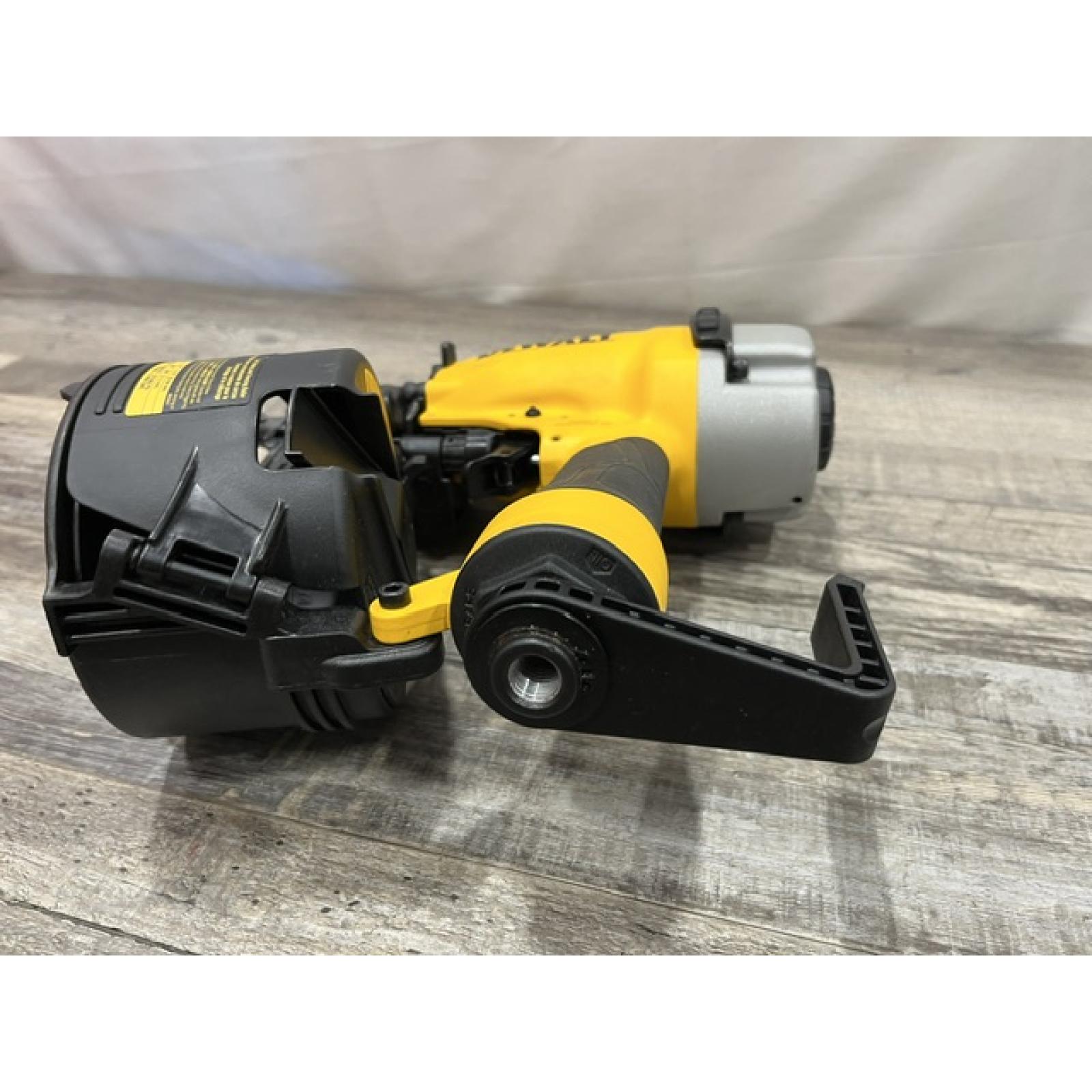 AS-IS DEWALT Pneumatic 15-Degree Coil Corded Siding Nailer