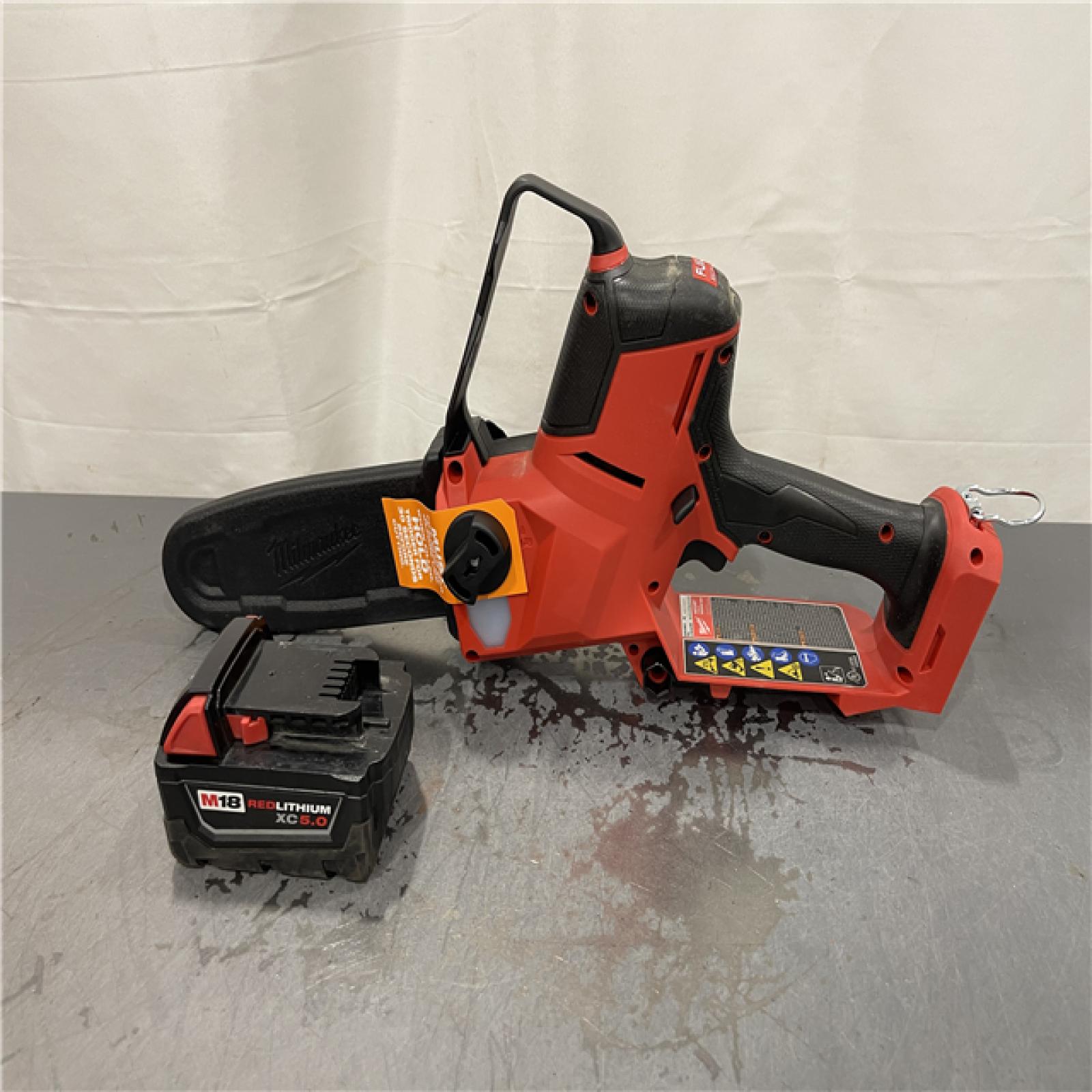 AS-IS - Milwaukee M18 FUEL 8 in. 18V Lithium-Ion Brushless HATCHET Pruning Saw Kit