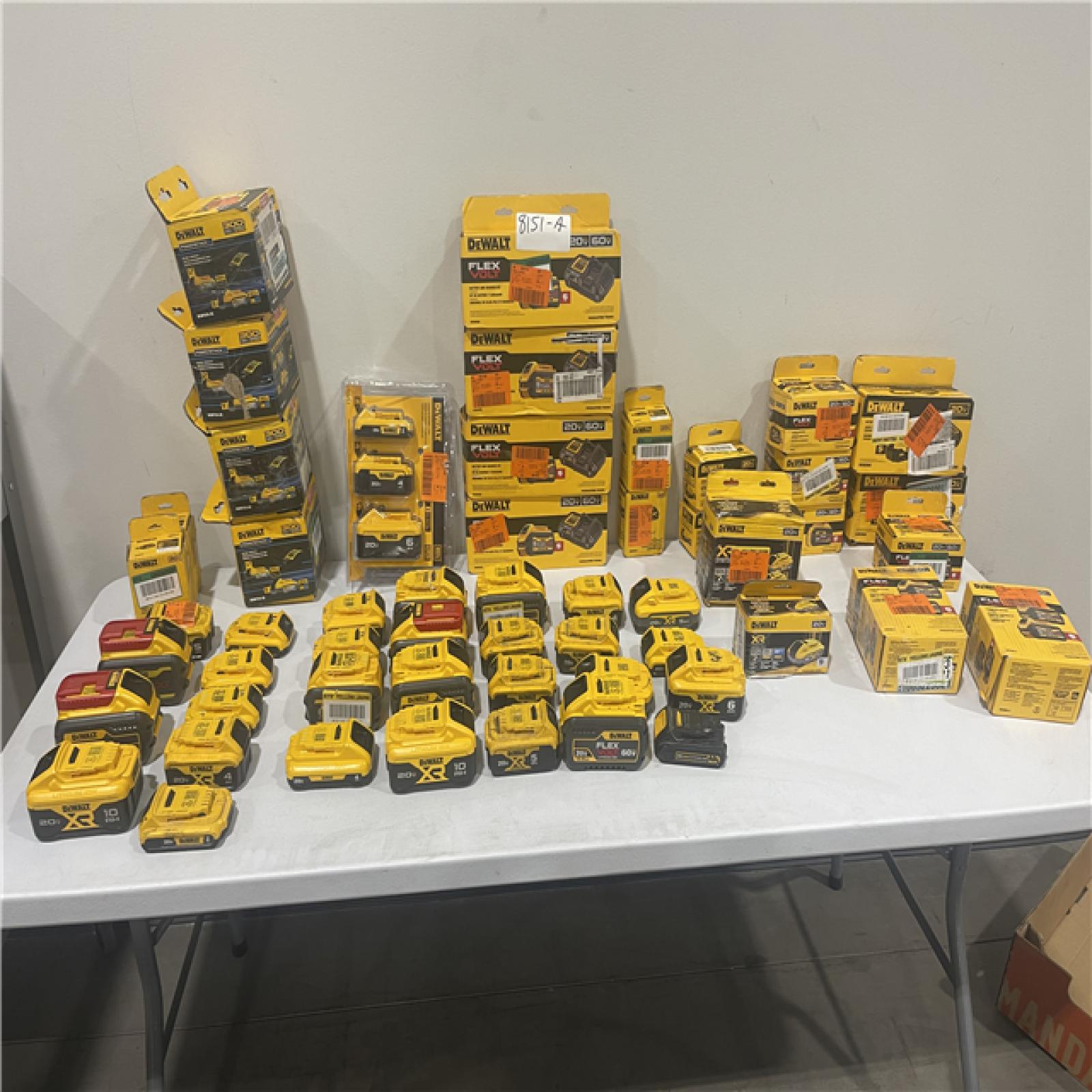 Pittston Location As-IS Power Tool Batteries (one pallet) 8151-A