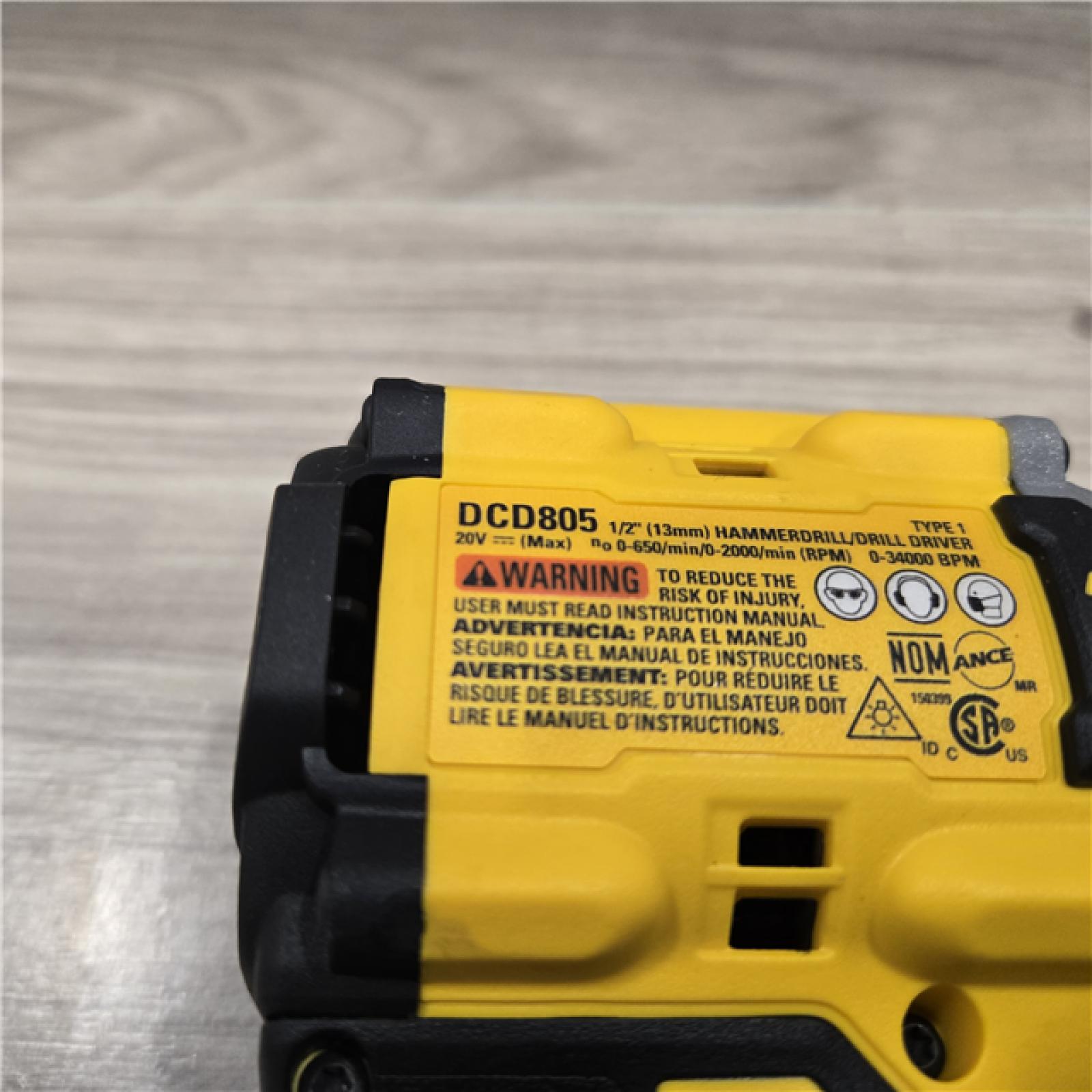 AS-IS DEWALT 20V Compact Cordless 1/2 in. Hammer Drill (Tool-Only)