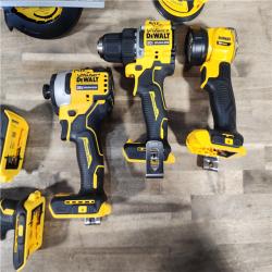 HOUSTON LOCATION - AS-IS DEWALT 20-Volt MAX Lithium-Ion Cordless 7-Tool Combo Kit with 2.0 Ah Battery, 5.0 Ah Battery and Charger