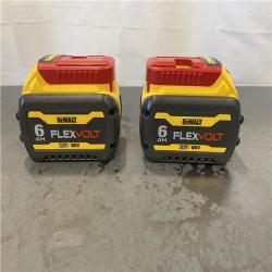 AS-IS - DEWALT FLEXVOLT 20-Volt/60-Volt MAX Lithium-Ion 6.0Ah Battery Pack (2-Pack)