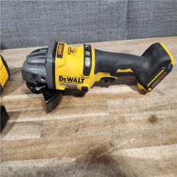 HOUSTON LOCATION - AS-IS DeWalt FLEXVOLT 60V Cordless 4-1/2 to 6 in. Grinder Kit (Battery & Charger)