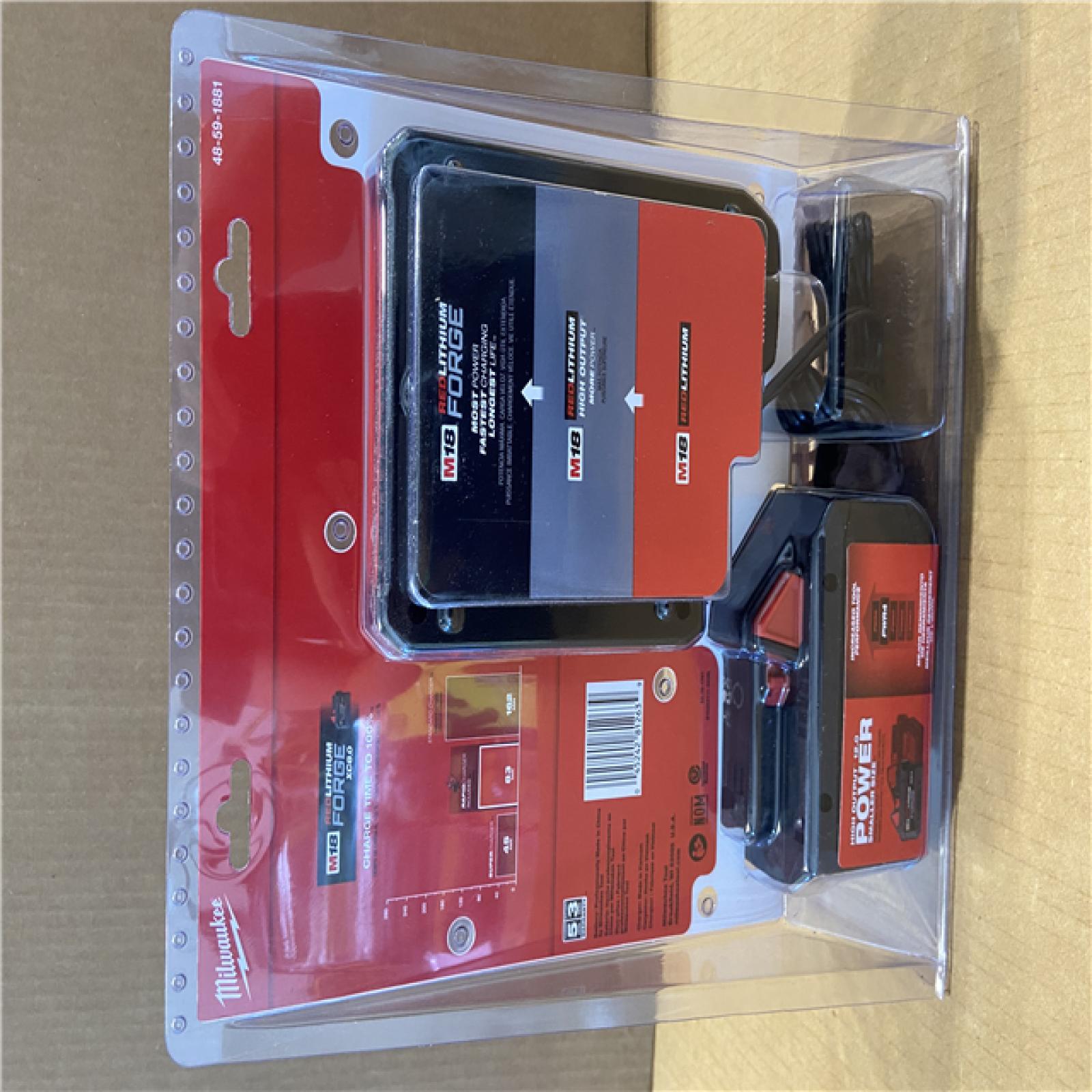 NEW! M18 18-Volt Lithium-Ion REDLITHIUM FORGE Starter Kit with 8.0Ah Battery and Rapid Charger