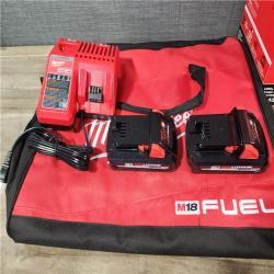 HOUSTON LOCATION - AS-IS (APPEARS LIKE NEW) M18 FUEL 18-Volt Lithium-Ion Brushless Cordless Utility Fencing Stapler Nailer Kit W/Two 3.0Ah Batteries, Charger & Bag