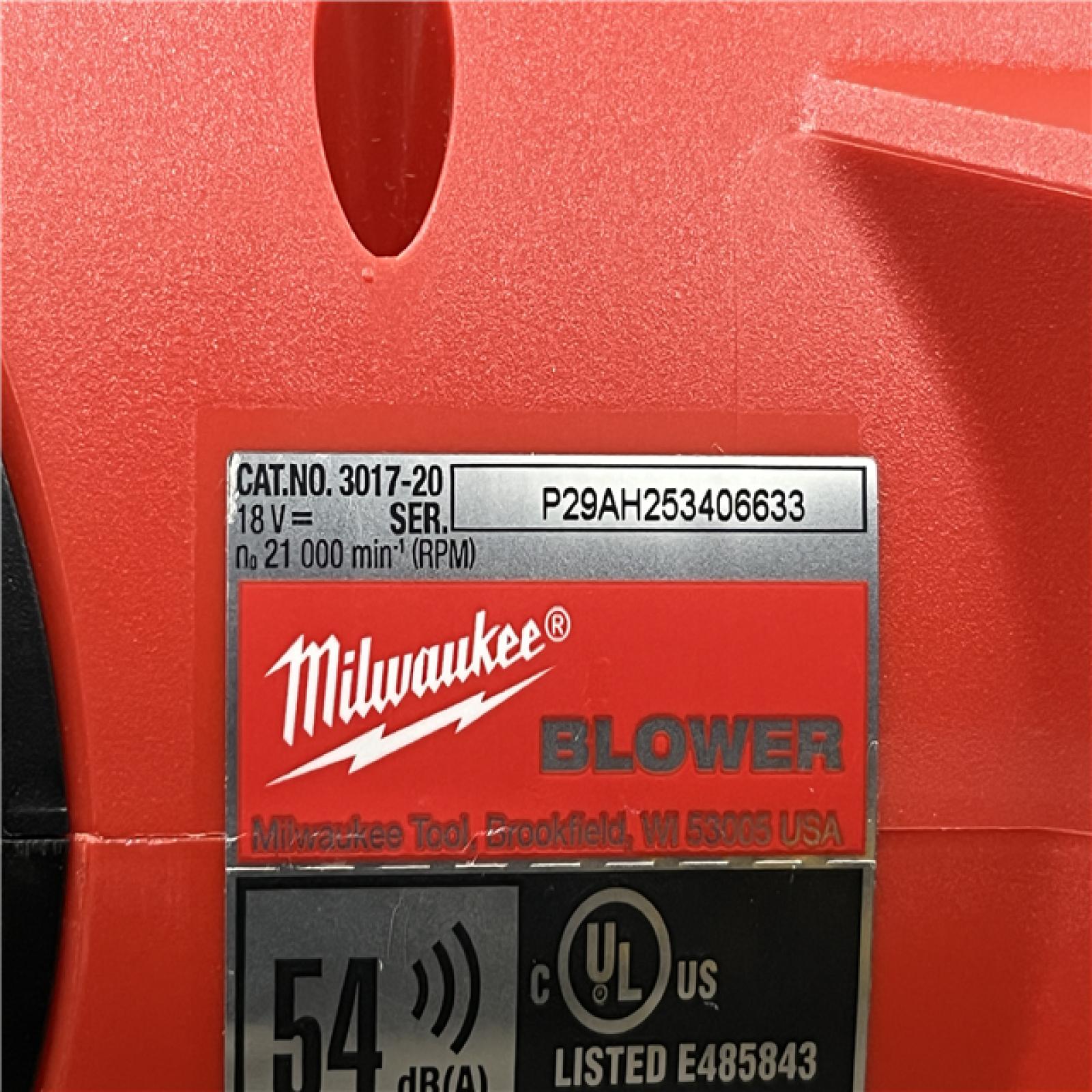 AS-IS Milwaukee FUEL 120 MPH 500 CFM 18V Lithium-Ion Brushless Cordless Handheld Blower (Tool-Only)