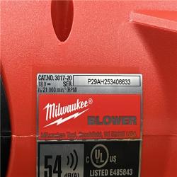 AS-IS Milwaukee FUEL 120 MPH 500 CFM 18V Lithium-Ion Brushless Cordless Handheld Blower (Tool-Only)