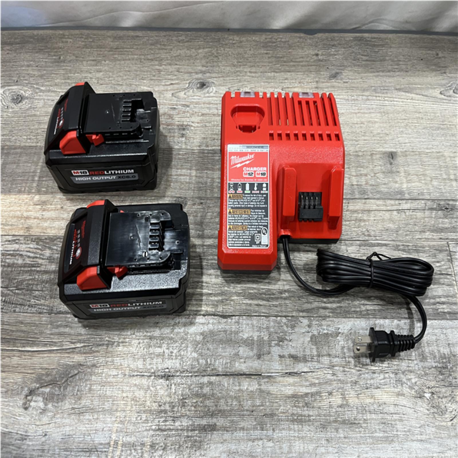 AS-IS Milwaukee 18-Volt Lithium-Ion High Output Starter Kit