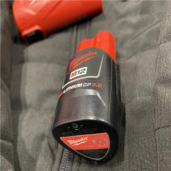 AS-IS Milwaukee Men's Medium 12V Lithium-Ion Cordless AXIS Black Heated Jacket Kit