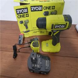 CALIFORNIA AS-IS RYOBI ONE+18V 3/8 DRILL KIT(TOOL ONLY)