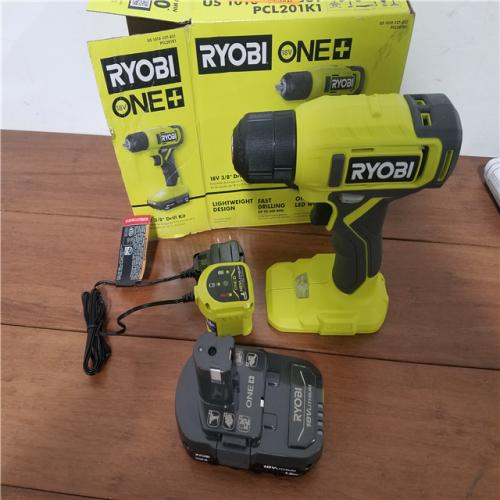 CALIFORNIA AS-IS RYOBI ONE+18V 3/8 DRILL KIT(TOOL ONLY)