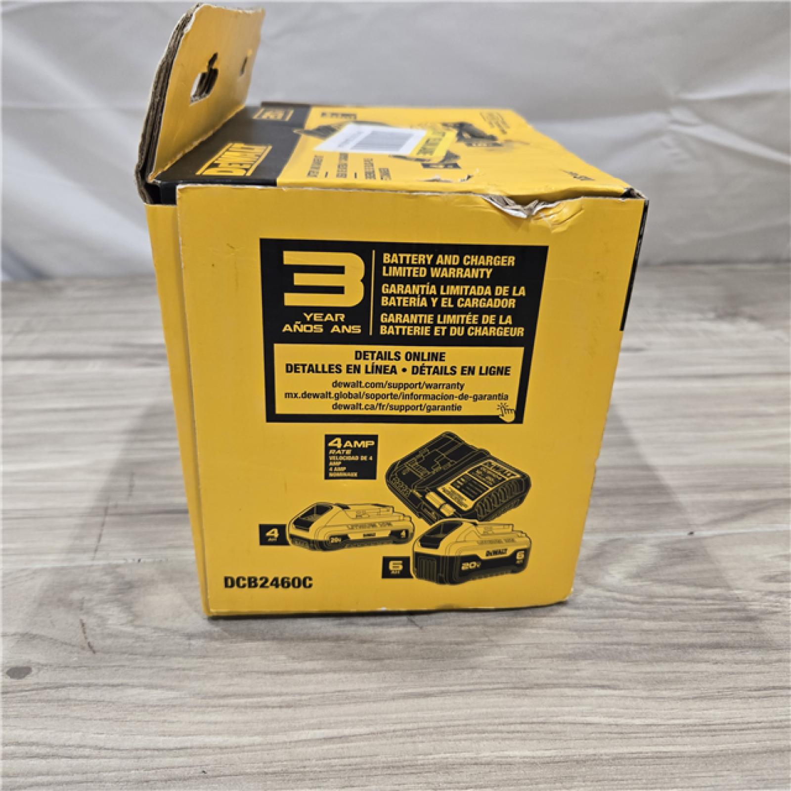 NEW! - DEWALT 20V MAX 6.0Ah and 4.0Ah Battery and Charger Starter Kit
