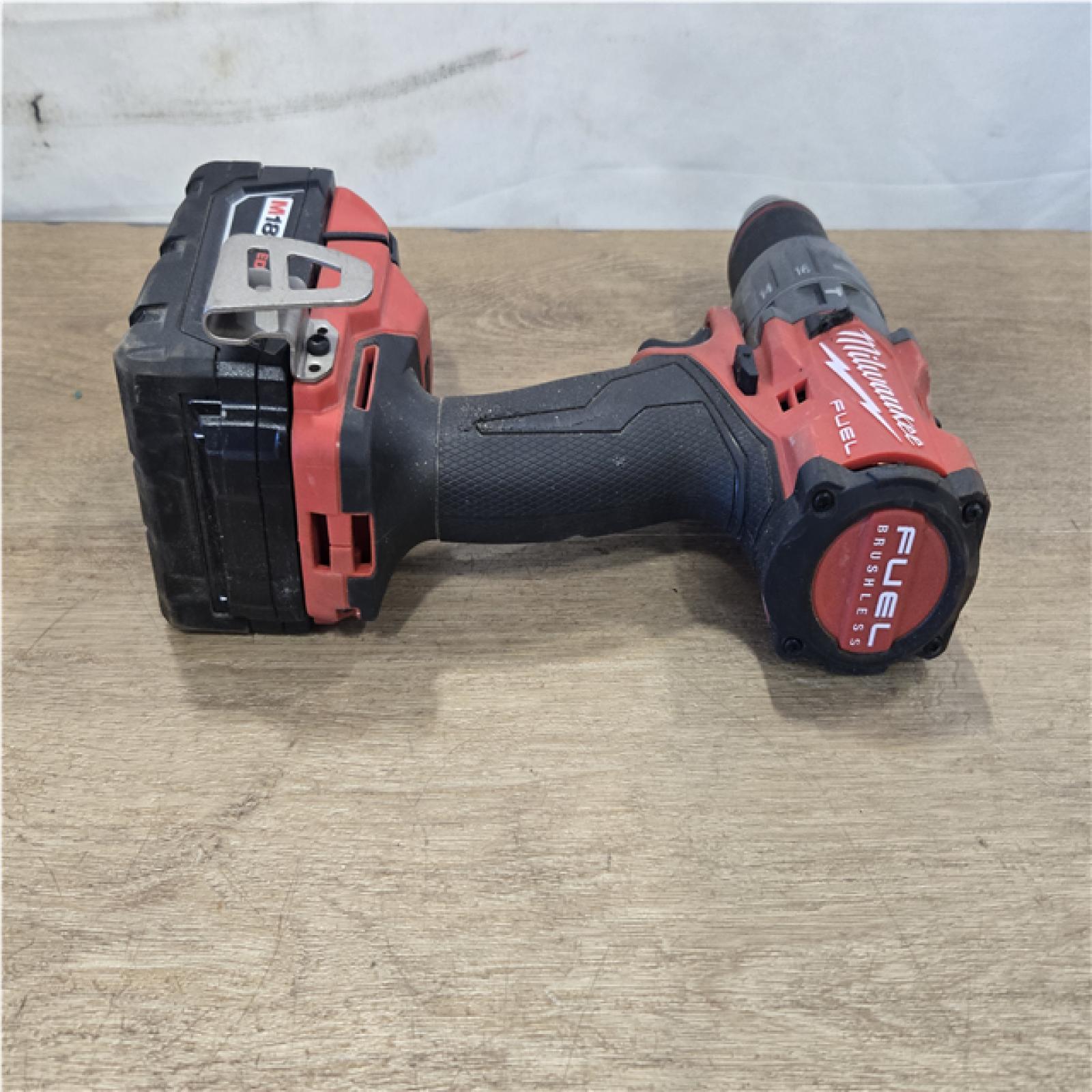 AS-IS Milwaukee FUEL 18V Lithium-Ion Brushless Cordless Hammer Drill and Impact Driver Combo Kit