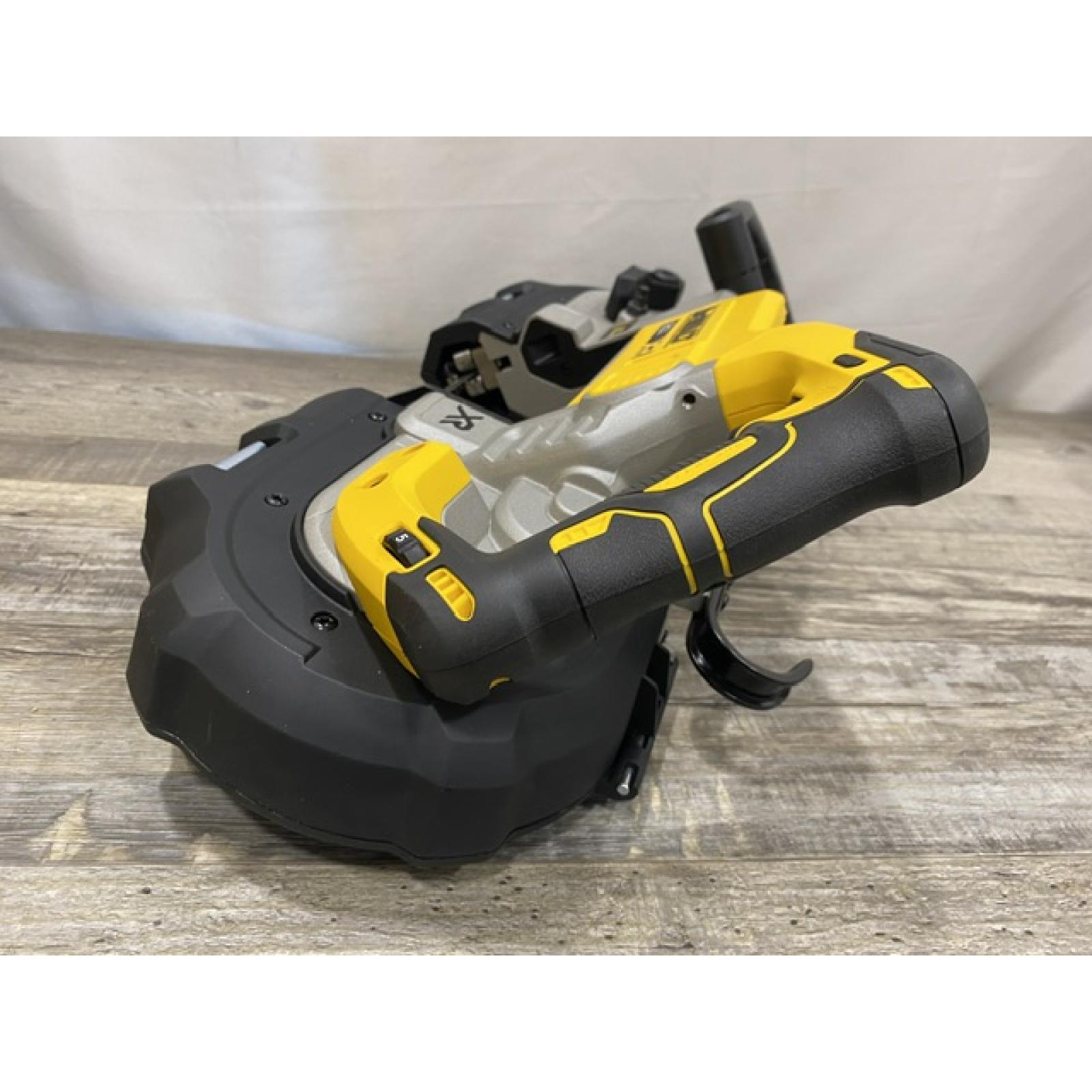 AS-IS DEWALT 20-Volt MAX Lithium-Ion Cordless Brushless Deep Cut Band Saw (Tool-Only)