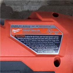 Houston Location AS-IS Milwaukee FUEL 18-Volt Lithium-Ion Brushless Cordless Gen ll 16-Gauge Straight Finish Nailer (Tool Only)