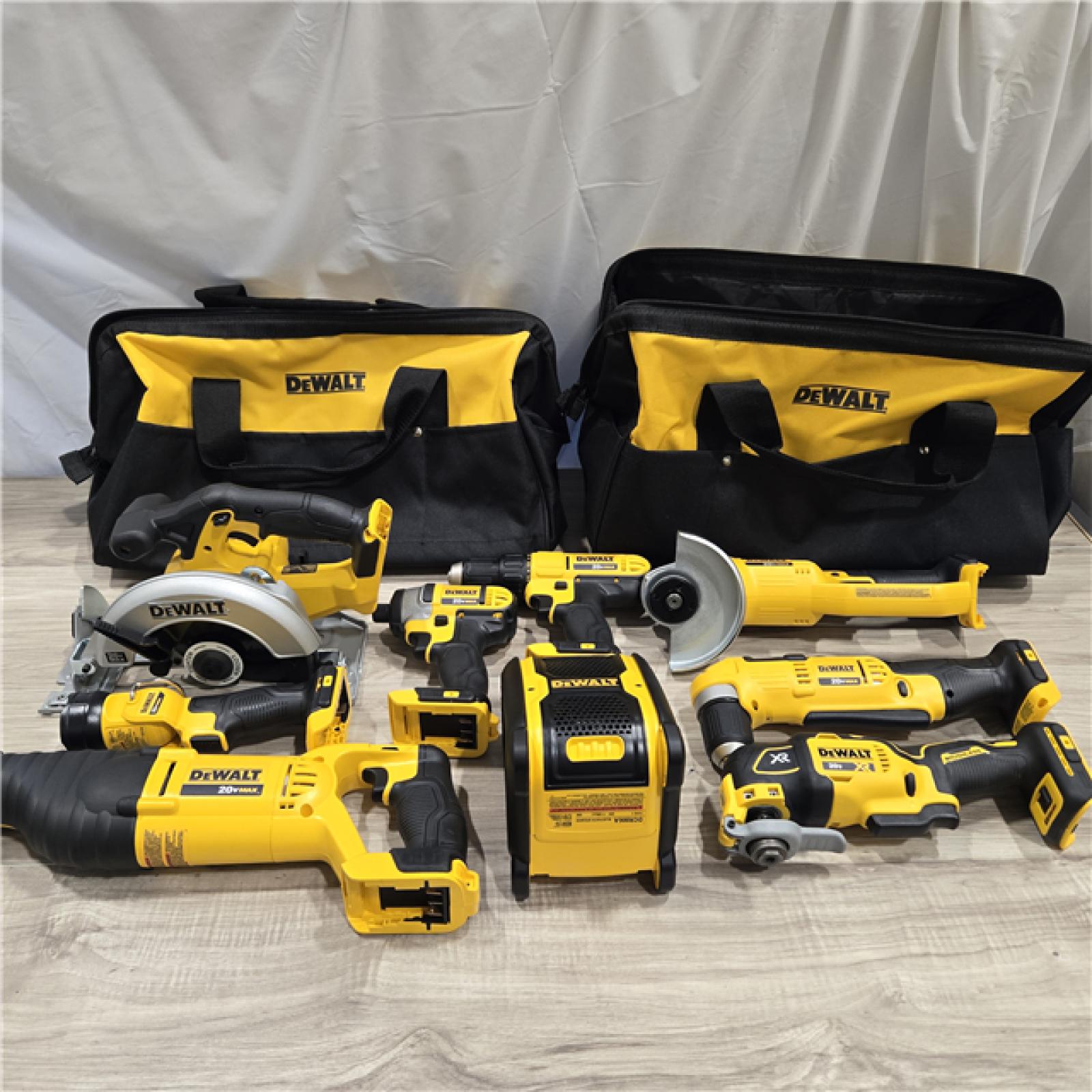 AS-IS Dewalt 20V MAX 9-Tool Power-Tool Combo Kit
