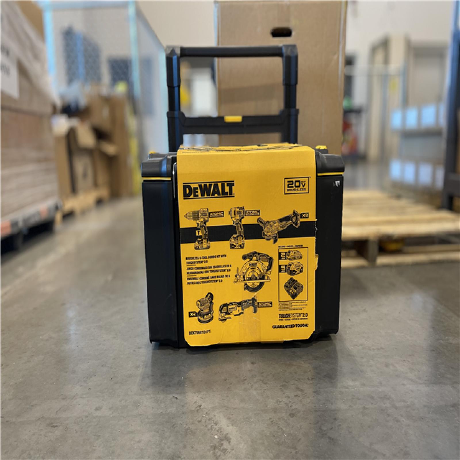 AS-IS - DEWALT 20-Volt MAX ToughSystem Lithium-Ion 6-Tool Cordless Combo Kit
