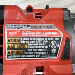 AS-IS Milwaukee FUEL 18V Lithium-Ion Brushless Cordless Hammer Drill and Impact Driver Combo Kit