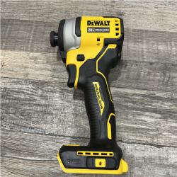 AS-IS DEWALT Atomic 20V Max Lithium-Ion Brushless Cordless Compact 1/4 in. Impact Driver Kit