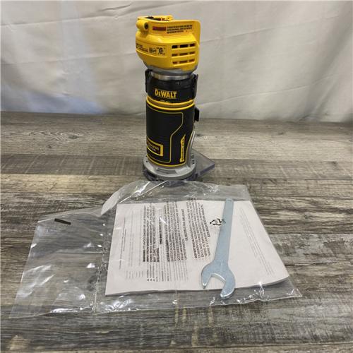 AS-IS DEWALT 20V MAX XR Cordless Brushless Fixed Base Compact Router (Tool Only)