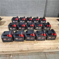 Houston Location AS-IS Milwaukee Batteries QTY/15