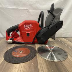AS-IS Milwaukee  FUEL ONE-KEY 18V Lithium-Ion Brushless Cordless 9 in. Cut Off Saw (Tool-Only)