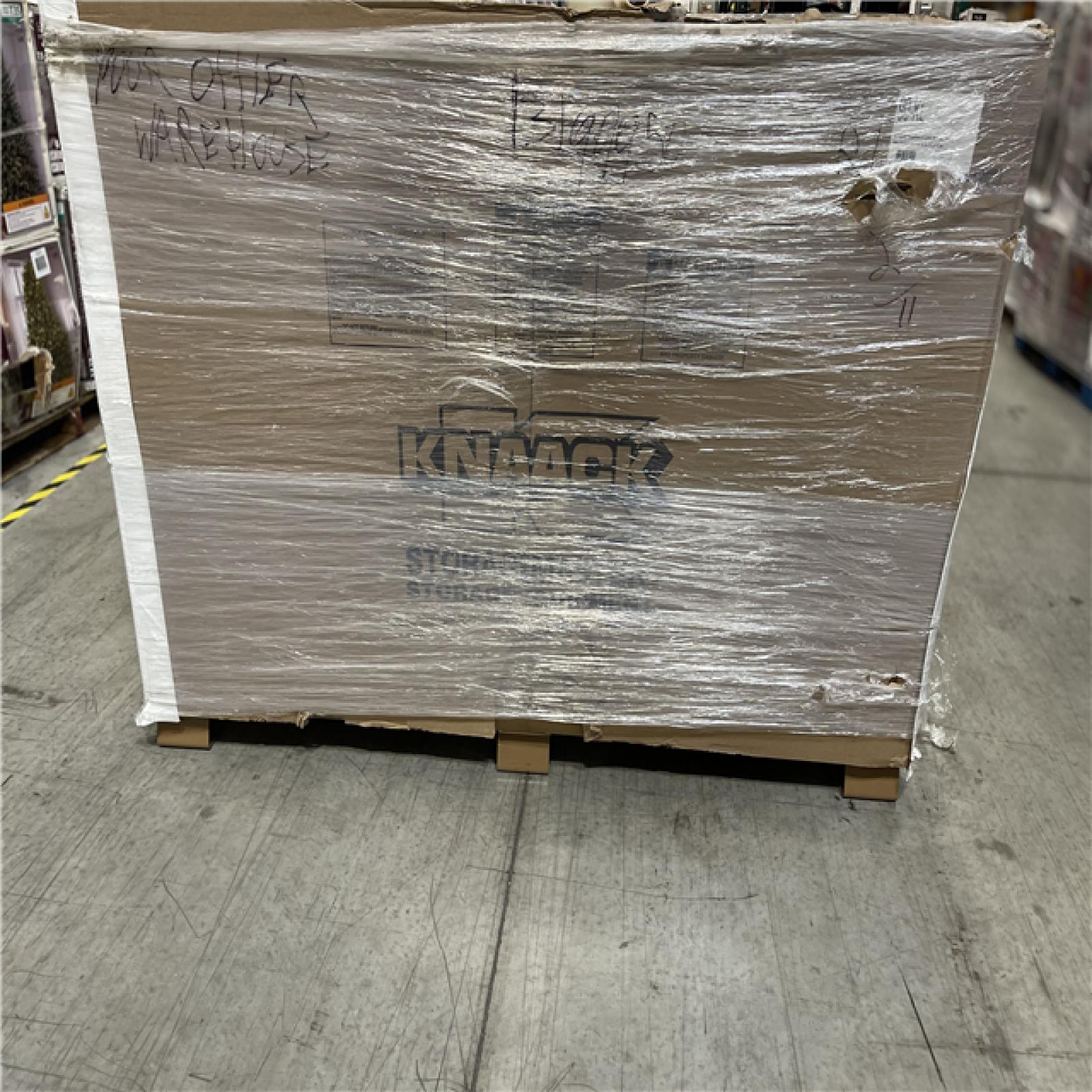 DALLAS LOCATION -Knaack 49 in. W x 30 in. L x 72 in. H, Steel Jobsite Storage Piano Box with Lock