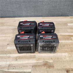 HOUSTON LOCATION - AS-IS MILWAUKEE FORGE BATTERY PACK QTY - 4