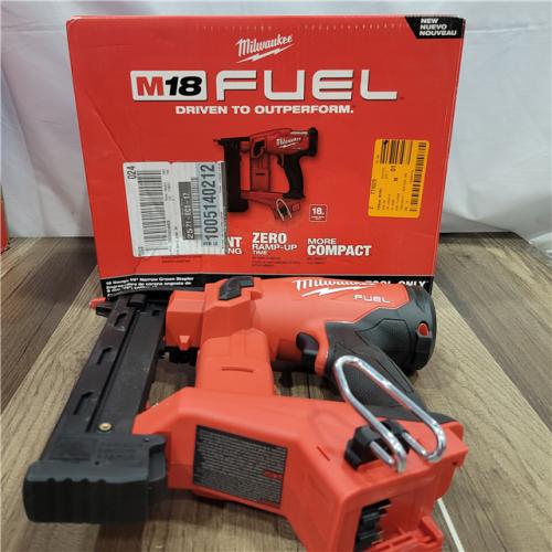 AS-IS MILWAUKEE M18 FUEL 18-Volt Lithium-Ion Brushless Cordless 18-Gauge 1/4 in. Narrow Crown Stapler (Tool-Only)