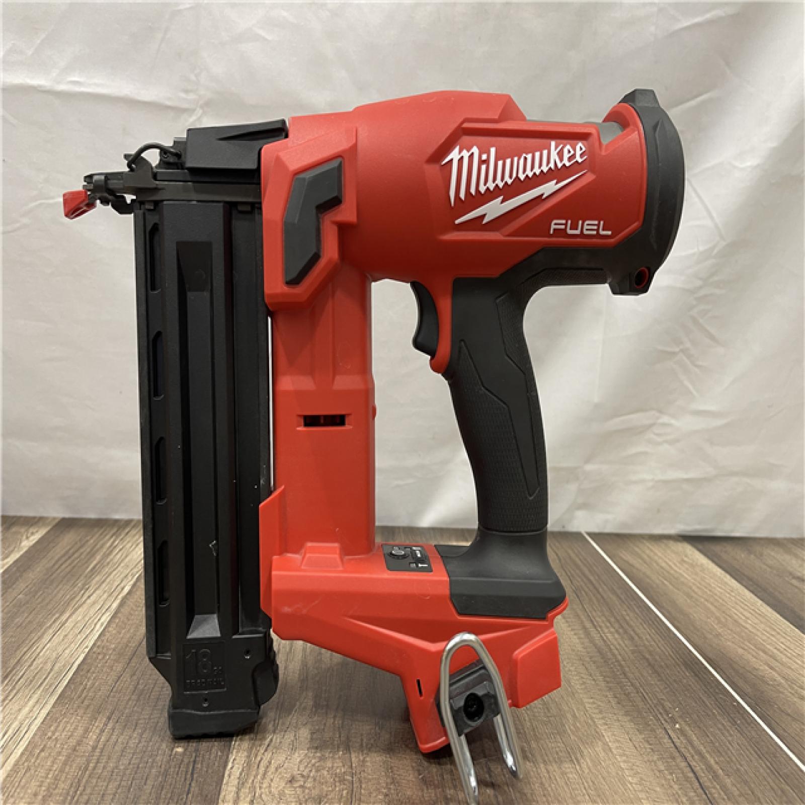 AS-IS Milwaukee FUEL 18-Volt Lithium-Ion Brushless Cordless Gen II 18-Gauge Brad Nailer (Tool-Only)