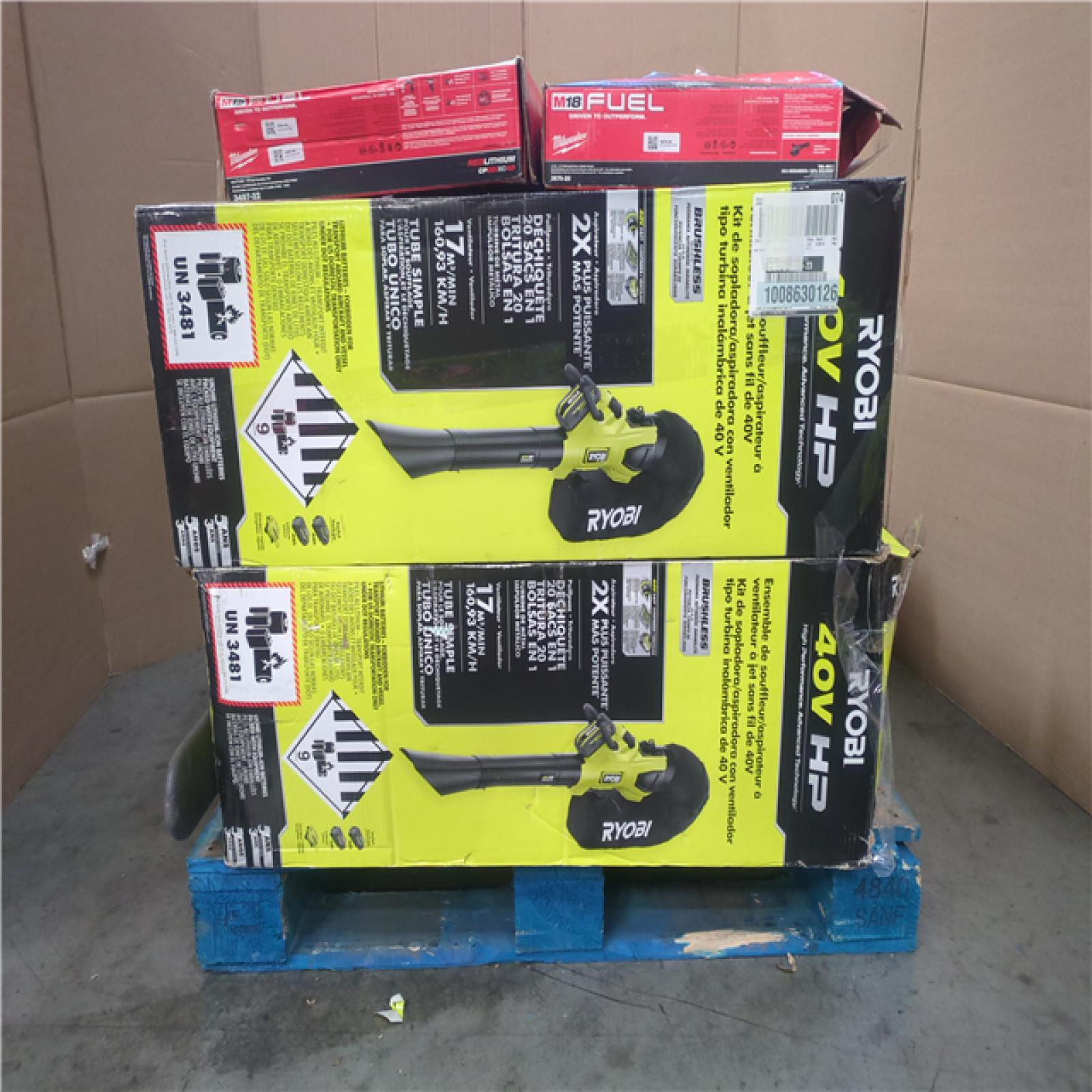 CALIFORNIA AS-IS TOOL PALLET