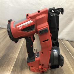 AS-IS Milwaukee FUEL 18-Volt Lithium-Ion Brushless Cordless Coil Roofing Nailer (Tool Only)