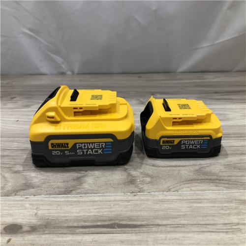 AS-IS DEWALT 20V MAX XR POWERSTACK Lithium-Ion Battery Starter Kit
