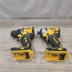 AS-IS Dewalt DCK225D2 20V MAX ATOMIC Compact Cordless Drill Driver and Impact Driver Combo Kit
