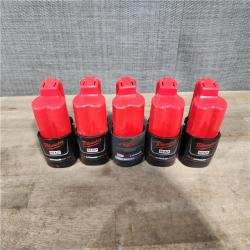 HOUSTON LOCATION - AS-IS MILWAUKEE BATTERY PACK QTY - 20