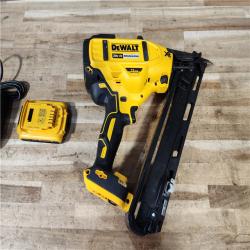 HOUSTON LOCATION - AS - IS DEWALT 20V MAX XR Lithium-Ion Cordless 2-1/2 in. 15-Gauge Finish Nailer Kit