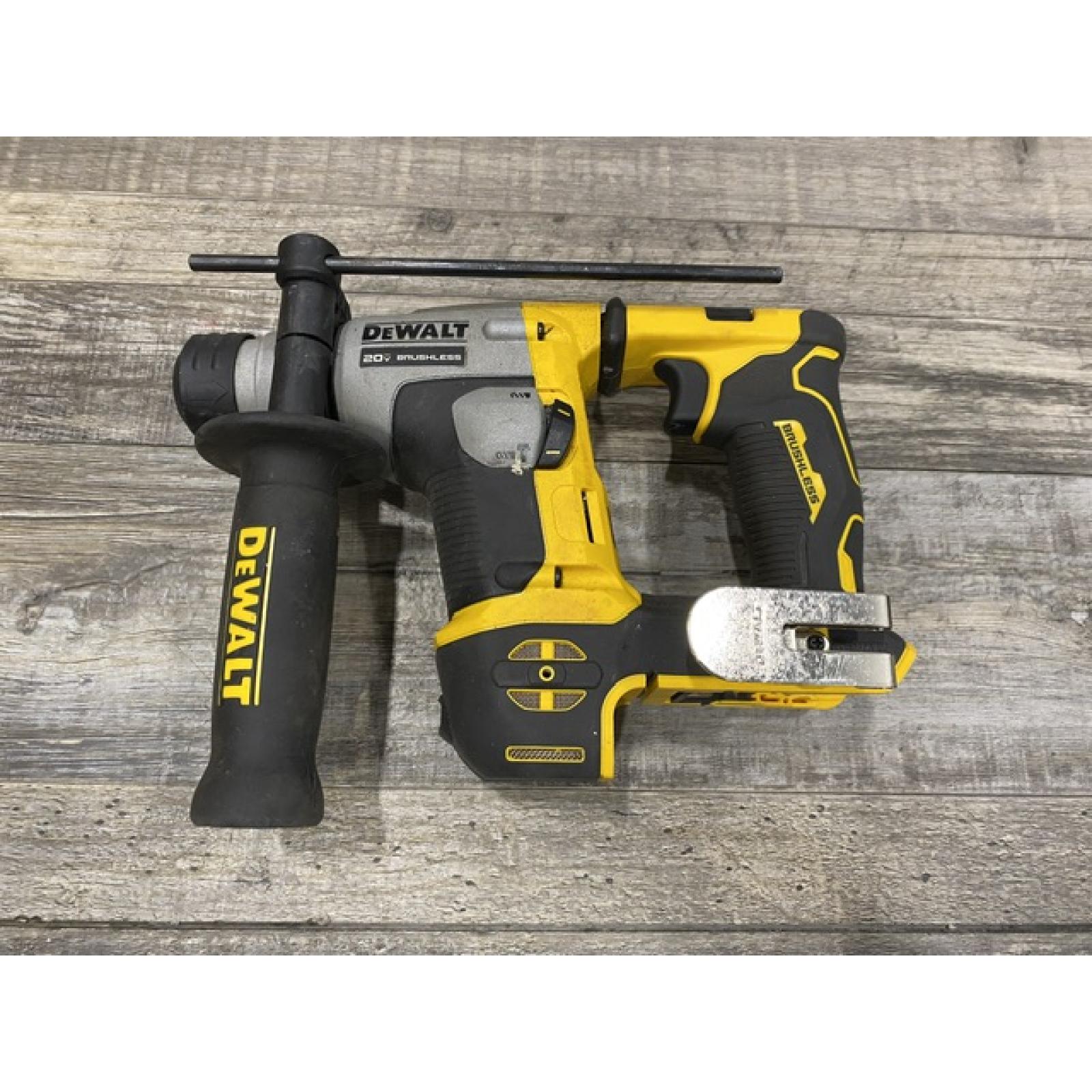 AS-IS DEWALT ATOMIC 20V MAX Cordless Brushless Ultra-Compact 5/8 in. SDS Plus Hammer Drill (Tool Only)