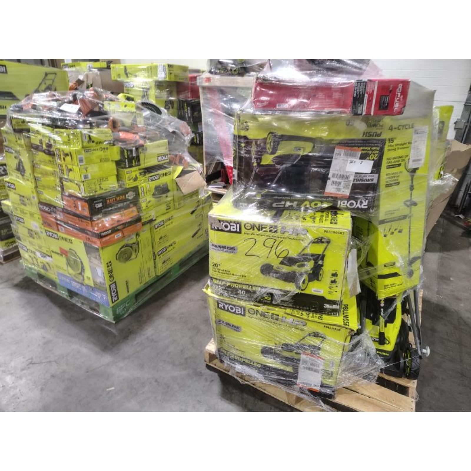Pittston Location As-Is Power Tools Partial Truckload (10 Pallets) 8211-B