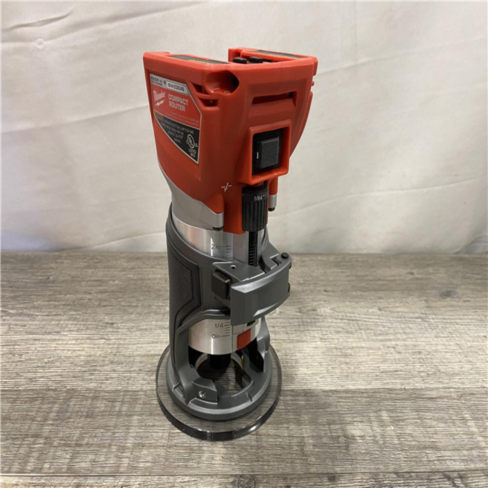 AS-IS Milwaukee  FUEL 18V Lithium-Ion Brushless Cordless Compact Router (Tool-Only)