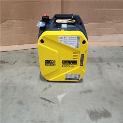 HOUSTON LOCATION - AS - IS CHAMPION 2500/1850-Watt Recoil Start Gasoline/Propane Powered Dual Fuel Inverter Generator with Quiet Technology and CO Shield