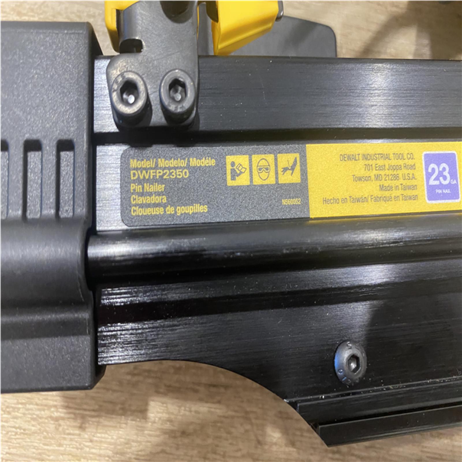 AS-IS DEWALT 23-Gauge 2 in. Pin Nailer