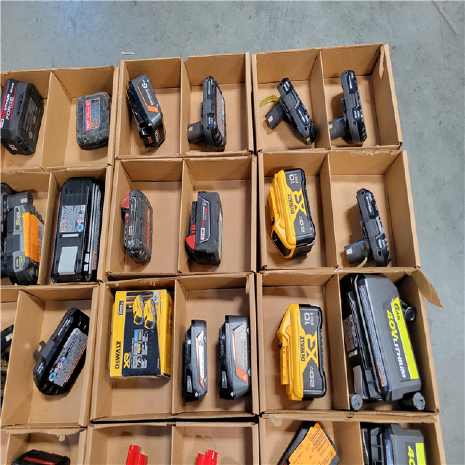 CALIFORNIA AS-IS BATTERY PALLET