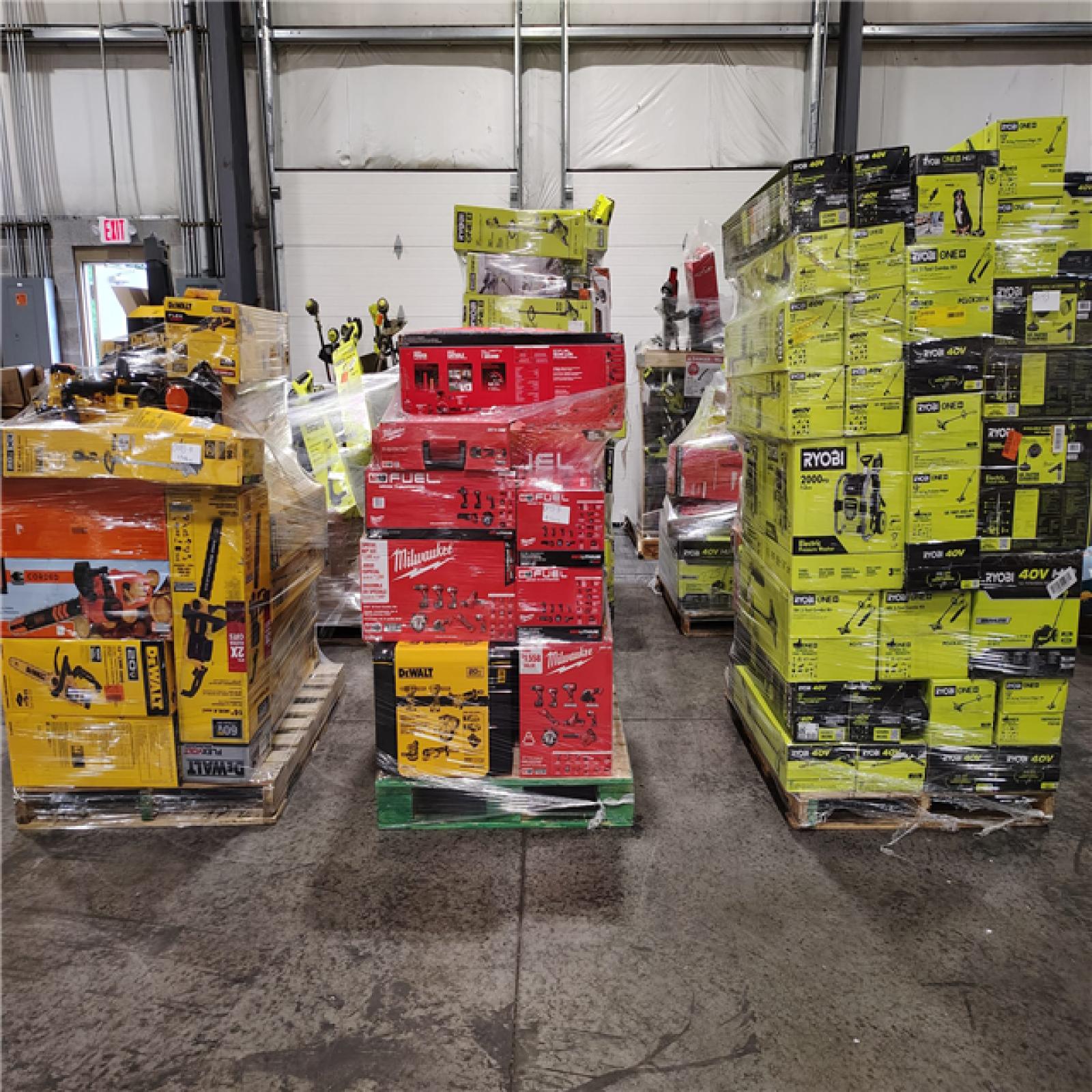 Pittston Location As-Is Power Tools Partial Truckload (10 pallets) 0143-B