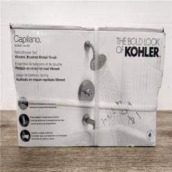 Phoenix Location NEW KOHLER Capilano Single-Handle 3-Spray Tub and Shower Faucet in Vibrant Brushed Nickel (Valve Included)