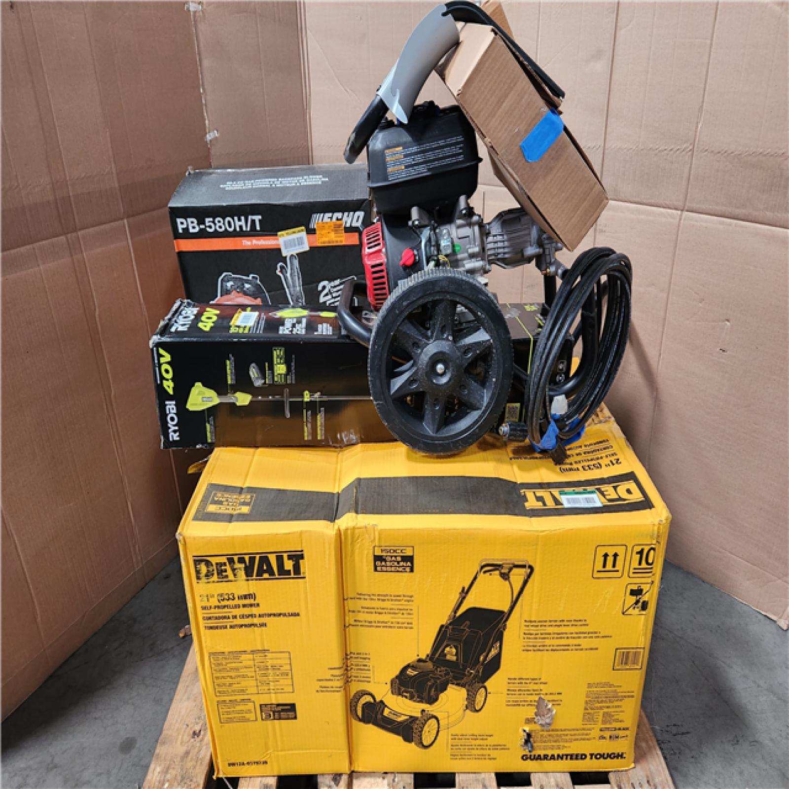 California As-Is Outdoor Power Equipment