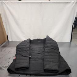 AS-IS- Milwaukee M12 12-Volt Lithium-Ion Cordless Axis Black Heated Hooded Jacket Kit with (1) 3.0 Ah Battery and Charger