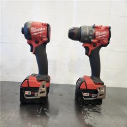 AS-IS- M18 FUEL 18V Lithium-Ion Brushless Cordless Hammer Drill and Impact Driver Combo Kit (2-Tool) with 2 Batteries